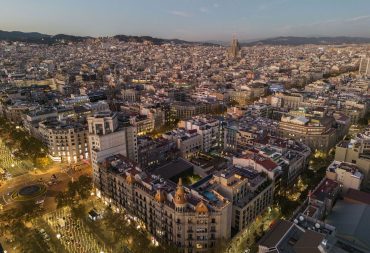 Vista aérea desde Passeig de Gràcia