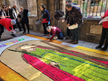 Alfombra de flores