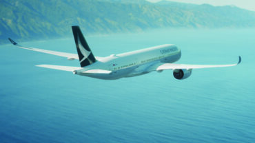 Avión de Cathay Pacific