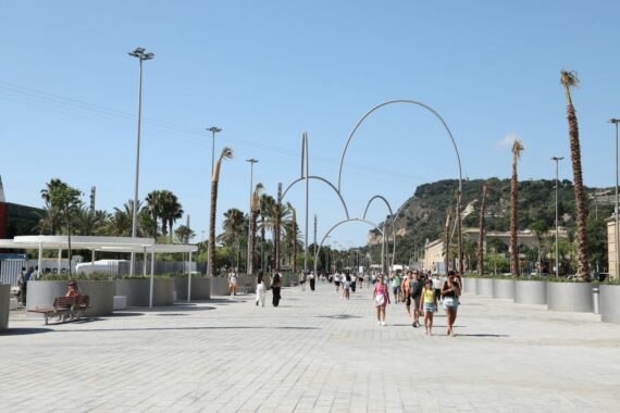 Nuevo paseo muelle Drassanes