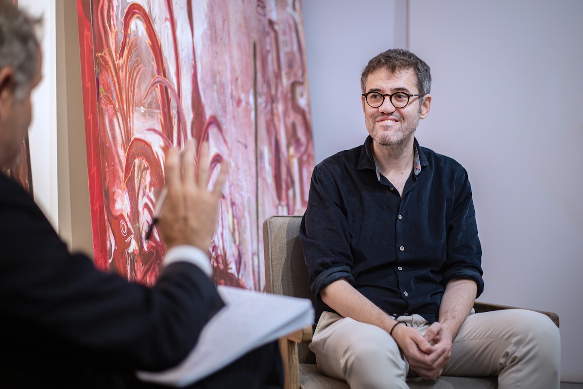 El director de la Galeria Mayoral, Jordi Mayoral. © Àngel Bravo