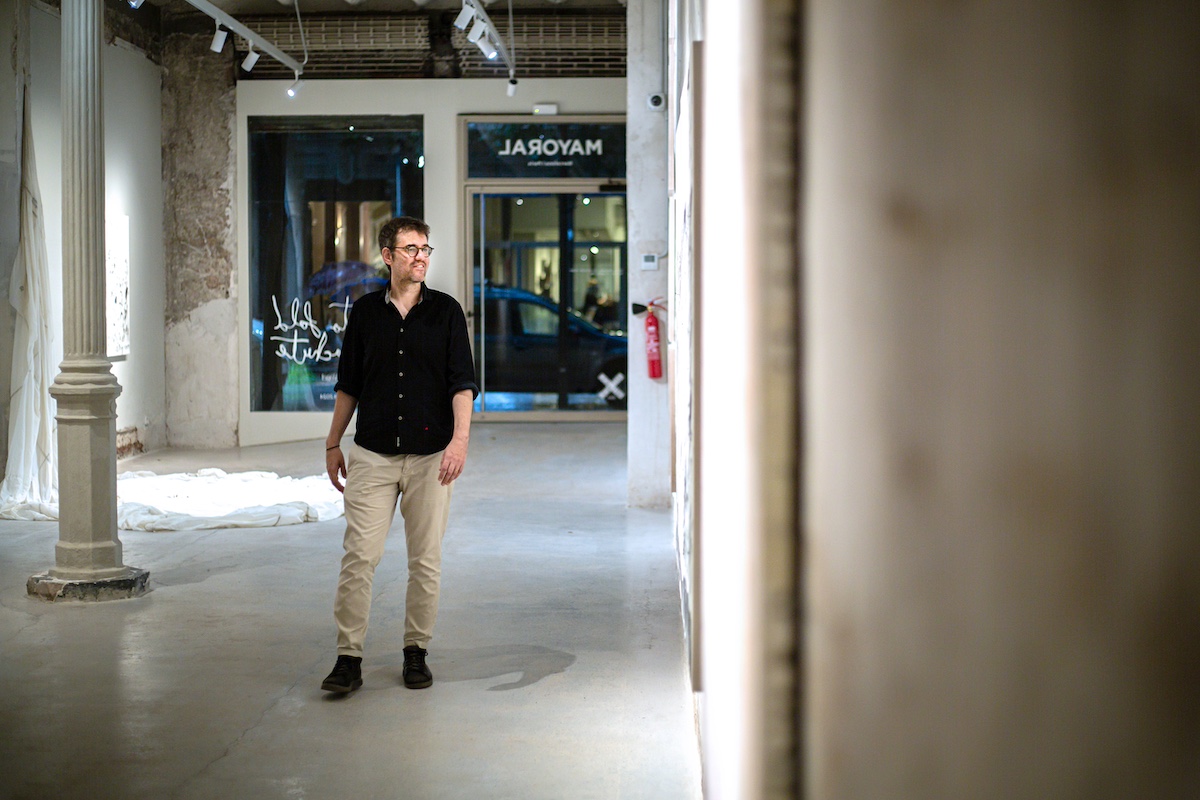 El director de la Galeria Mayoral, Jordi Mayoral. © Àngel Bravo