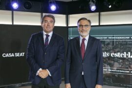 José Martínez-Sierra (UPF-BSM) y Jordi Utgés (IESE) en el ciclo Moments Estel·lars