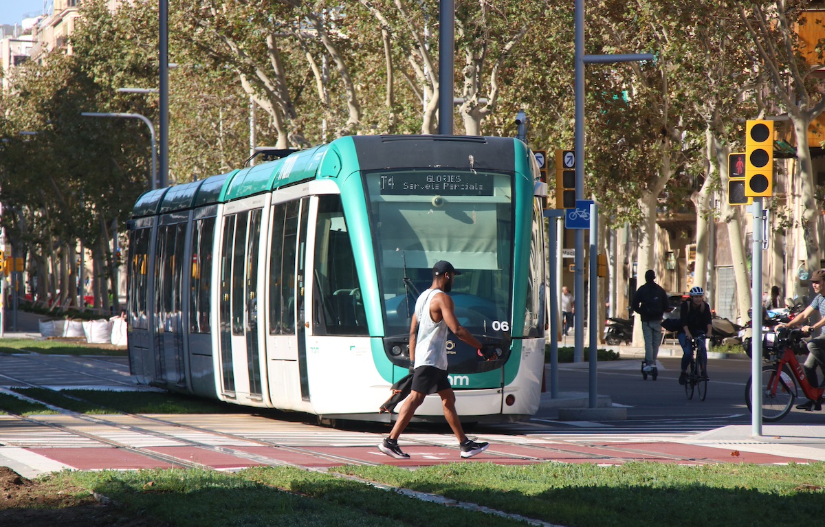 Tranvía en la Diagonal