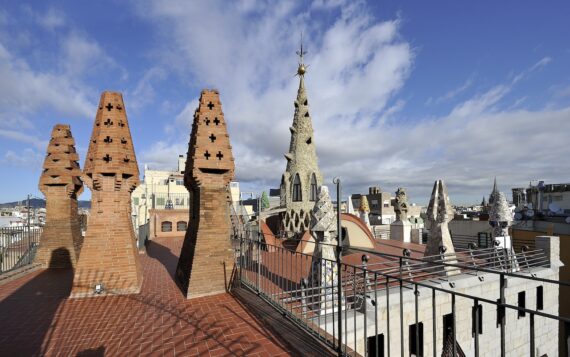 La azotea del Palau Güell.