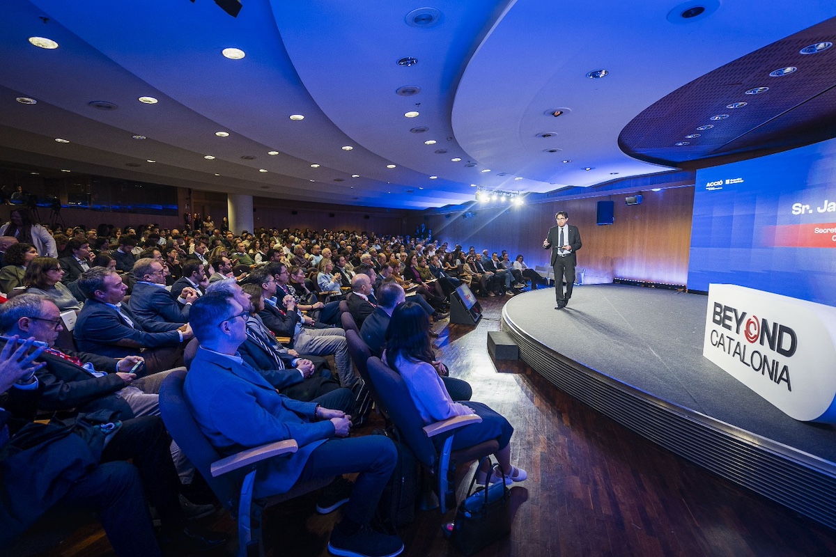 Acto 'Beyond Catalonia' en Barcelona.