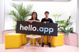 Los cofundadores de Hello.app Baikalov