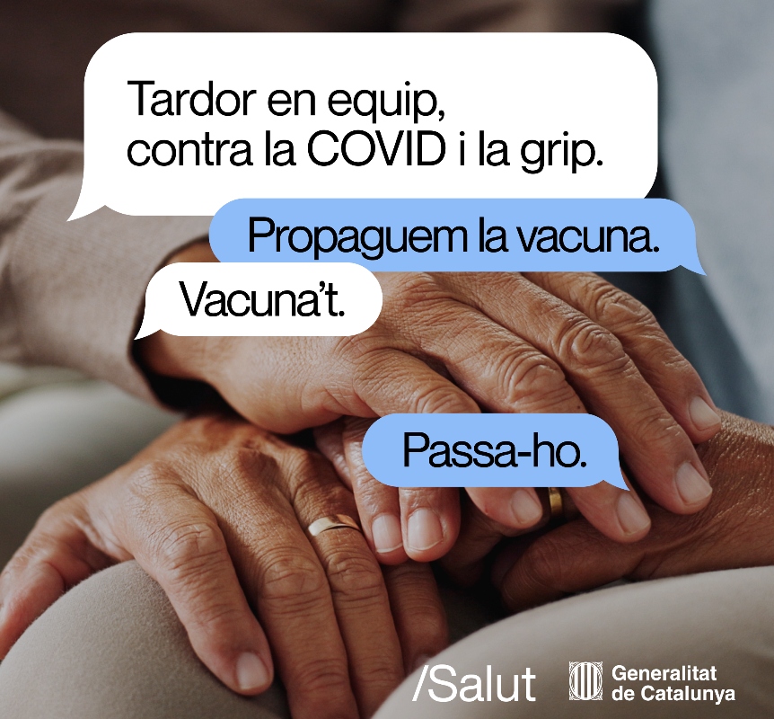 Campaña de vacunación de la Generalitat de Catalunya.