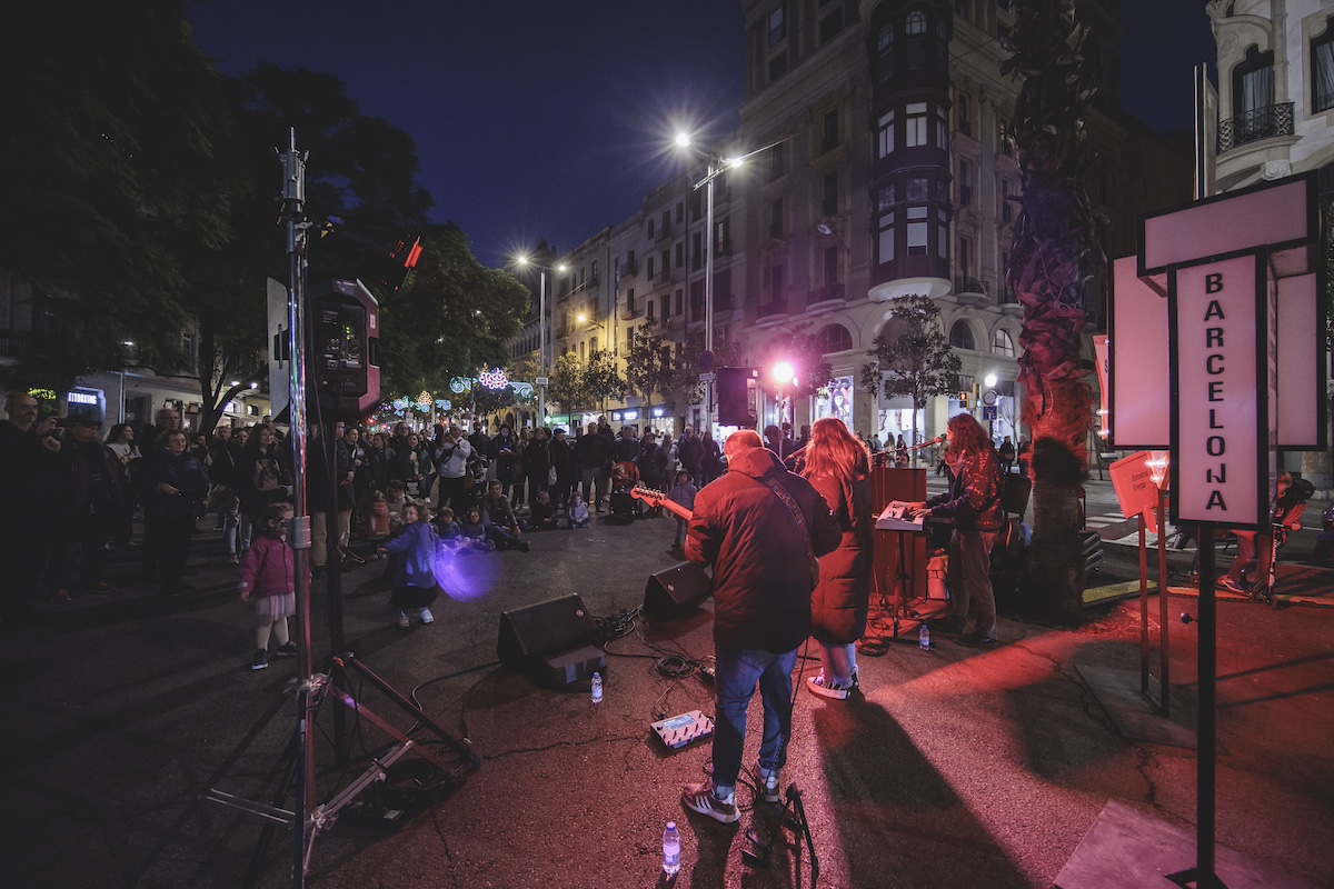 Concierto de Paula Peso en Sons De Ciutat en la Navidad de 2023.