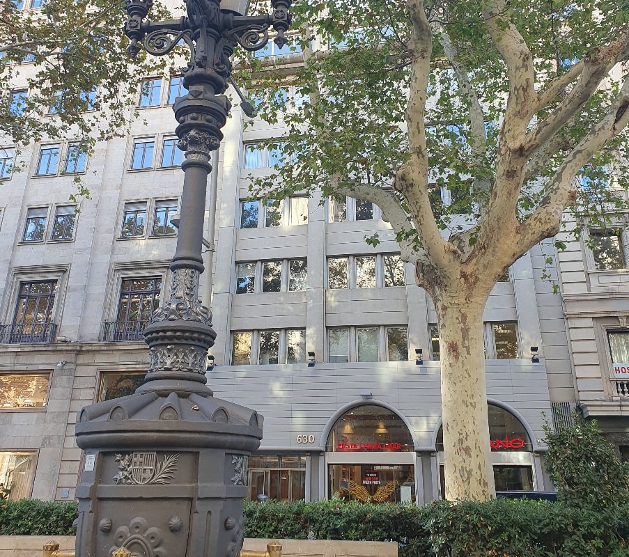 Edificio de Gran Via 630, en Barcelona. 