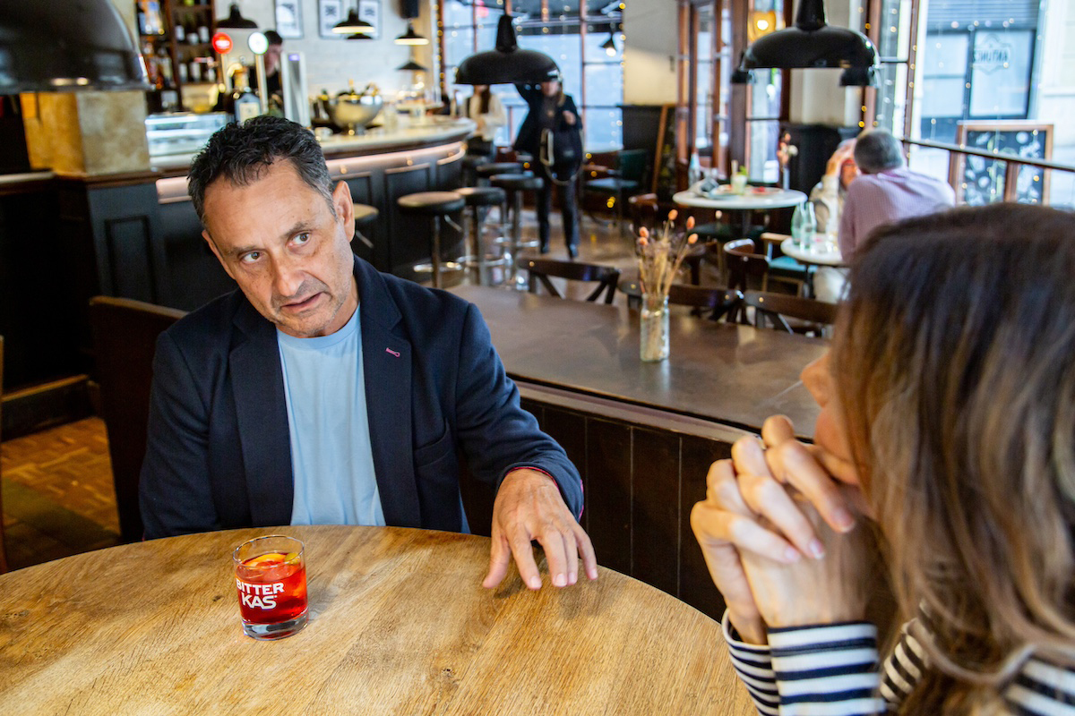 El empresario Enrique Tomás en el Bar Antúnez. 