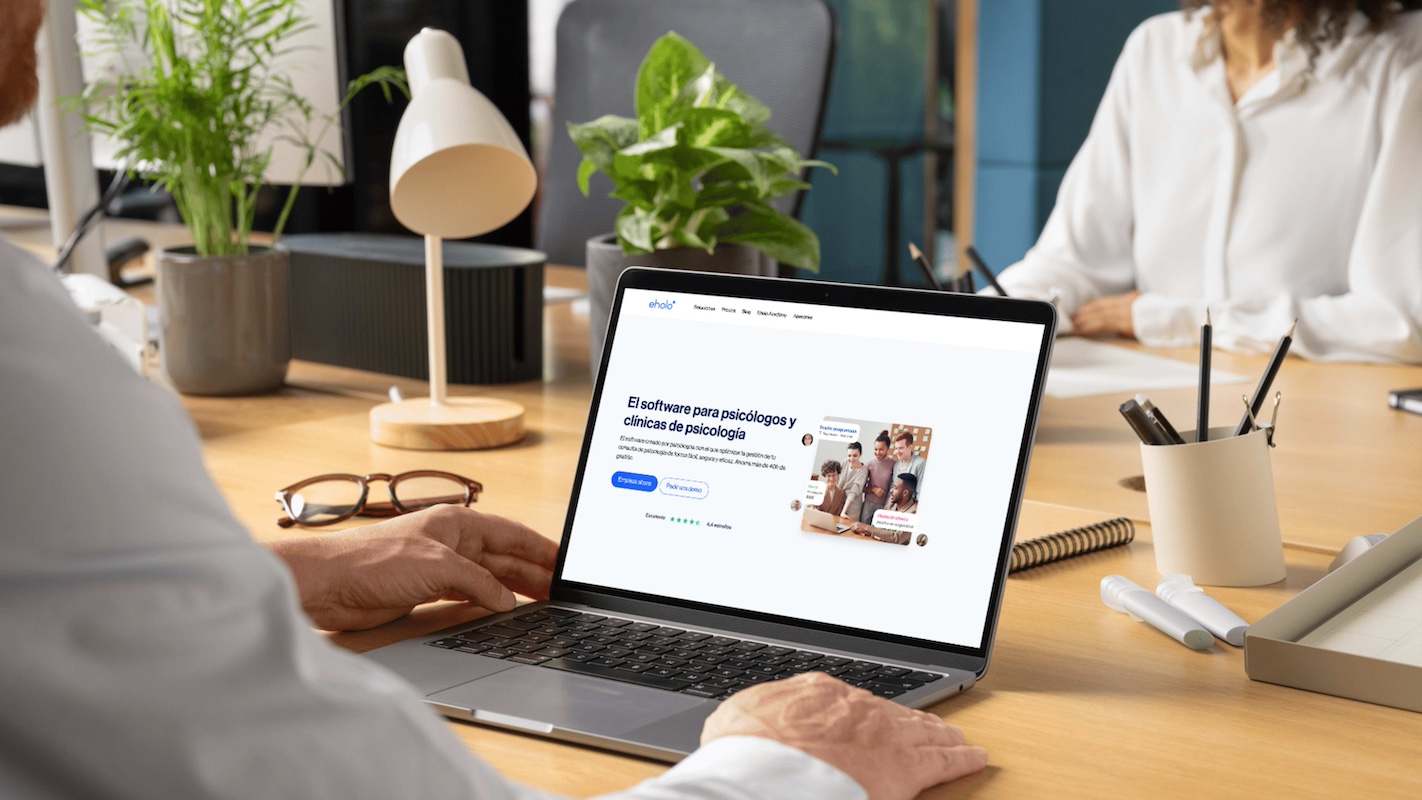 La plataforma para psicólogos Eholo.