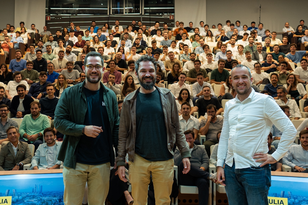 Marcel Queralt, Jordi Romero y Bernat Farrero, de Itnig y Factorial. 