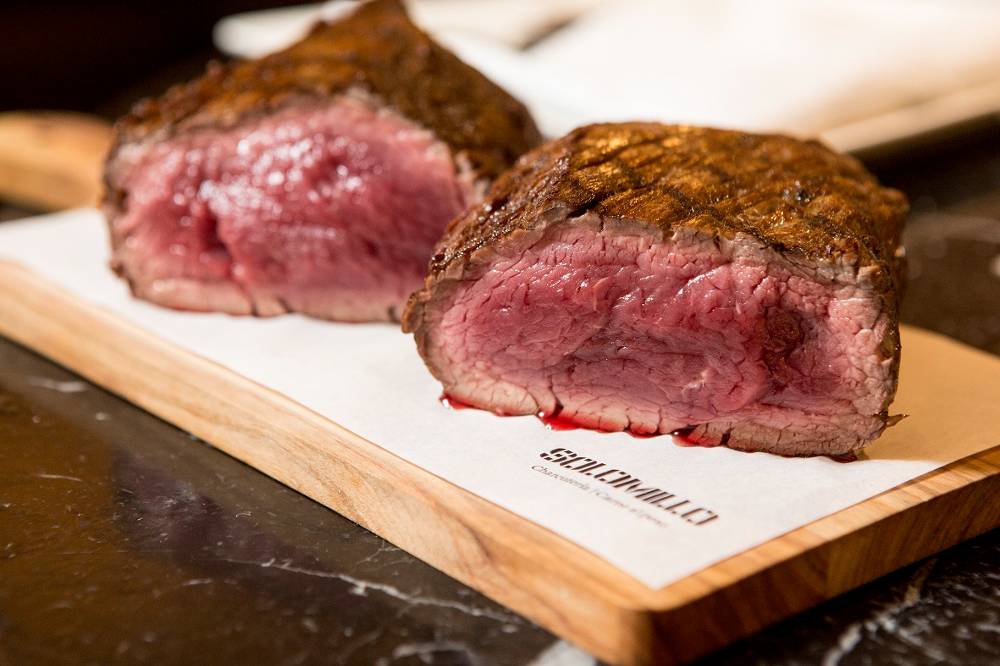 Una de las piezas del restaurante Solomillo, al punto restaurantes carne en Barcelona