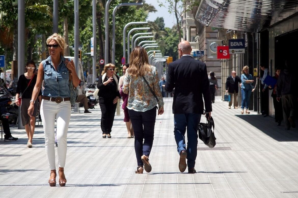 La avenida Diagonal de Barcelona