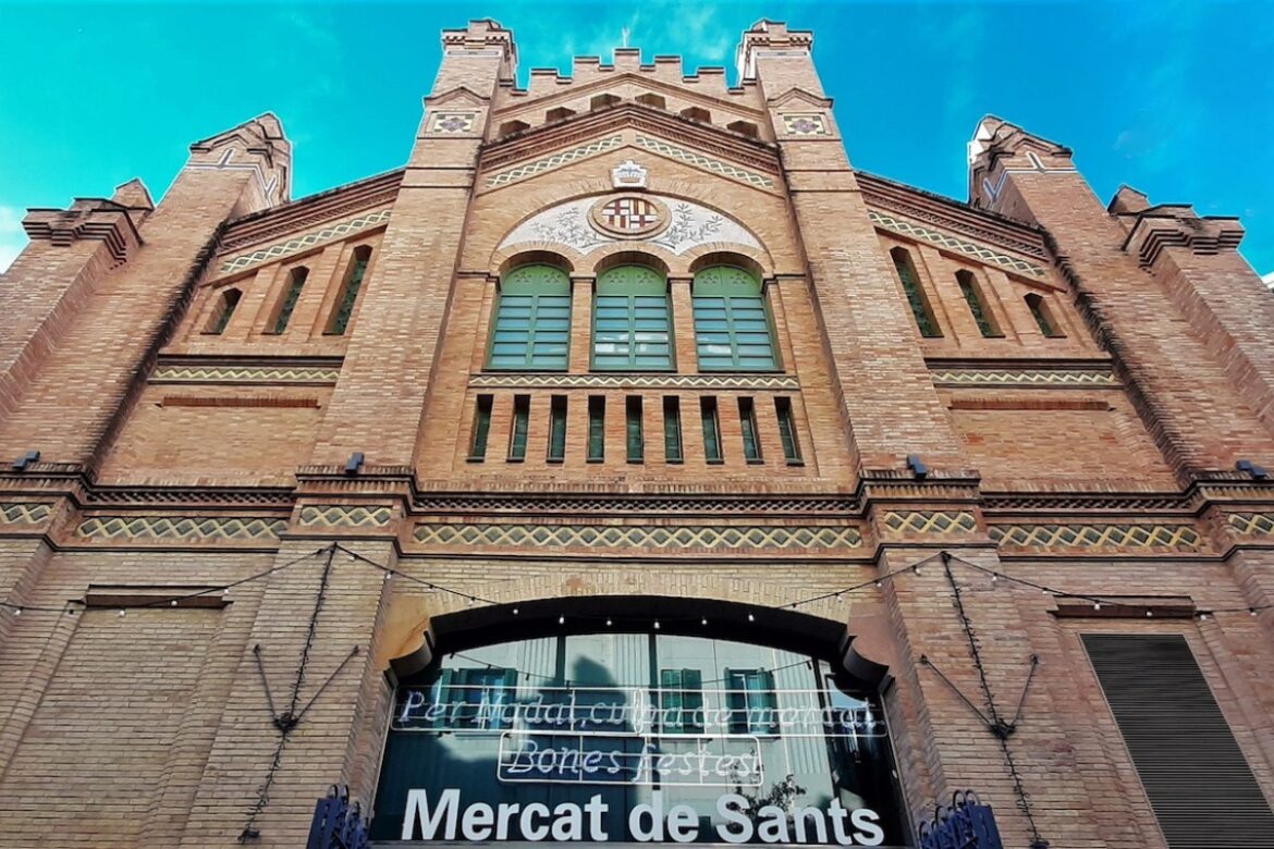 El Mercat de Sants de Barcelona.