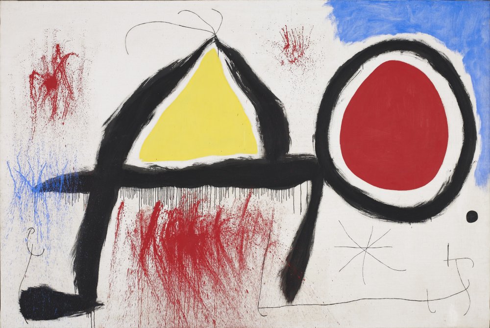 Personnage devant le soleil Joan Miró