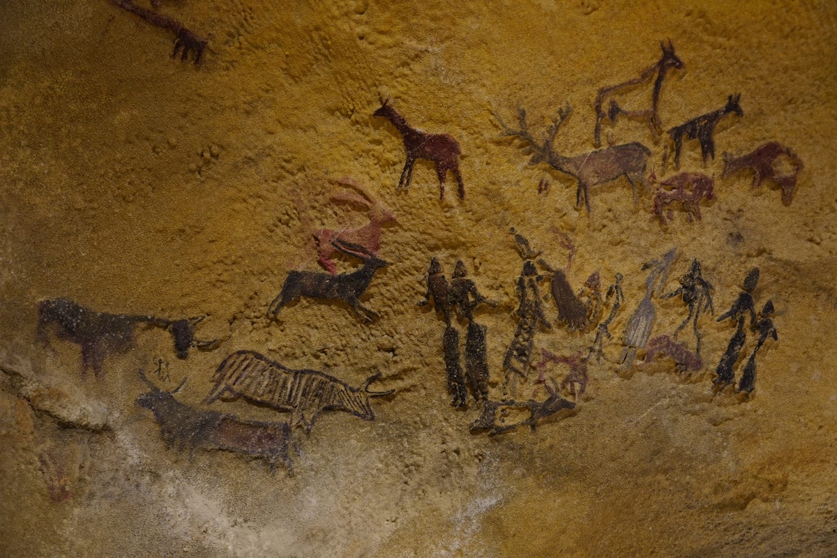 Pinturas rupestres del Cogul, incluidas en el programa 'Els ulls de la història' de la Generalitat. 