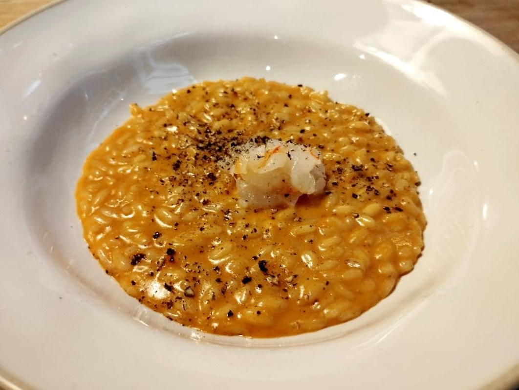 Risotto del restaurante Bronzo del Born de Barcelona. 