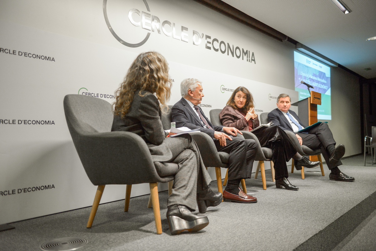 Esther Vera, Antoni Abad, Mercè Conesa y David Tornos.