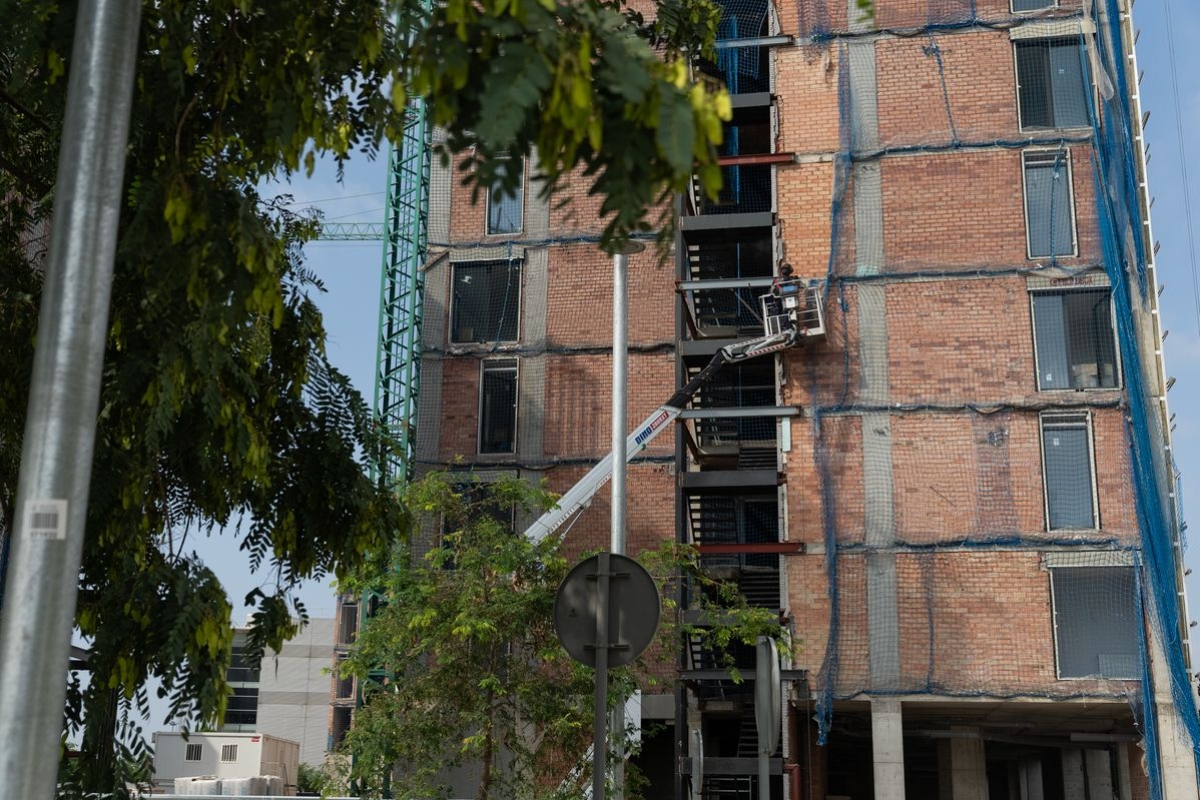 Obras en Barcelona. 