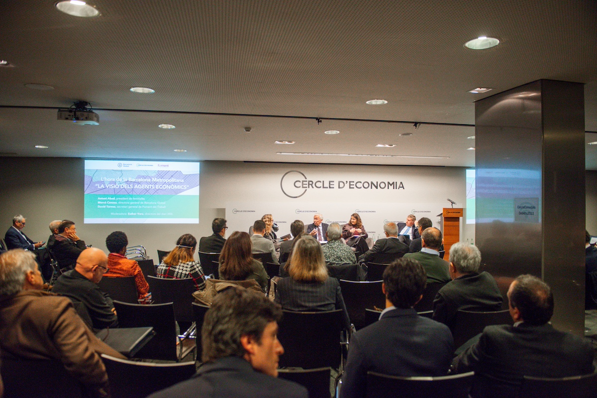 Jornada sobre la metrópolis de Barcelona en el Círculo de Economía. 