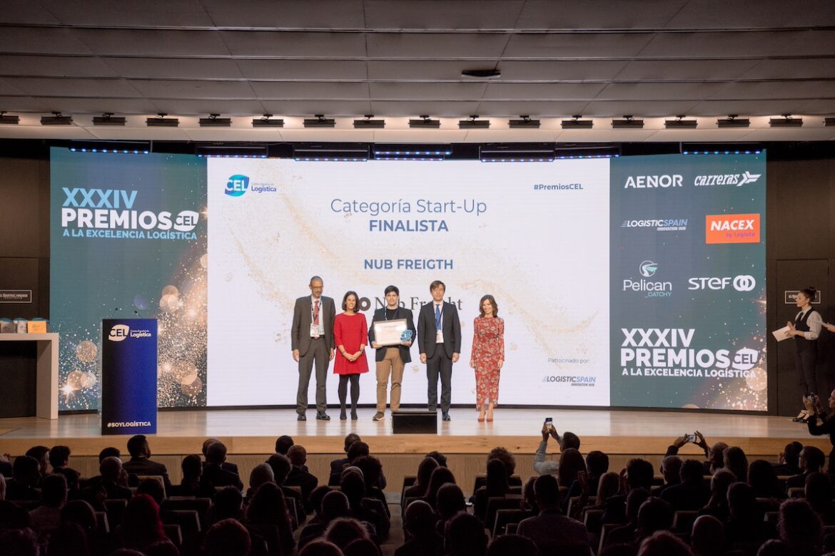 La 'startup' Nub Freight en los Premios CEL a la Excelencia Logística.