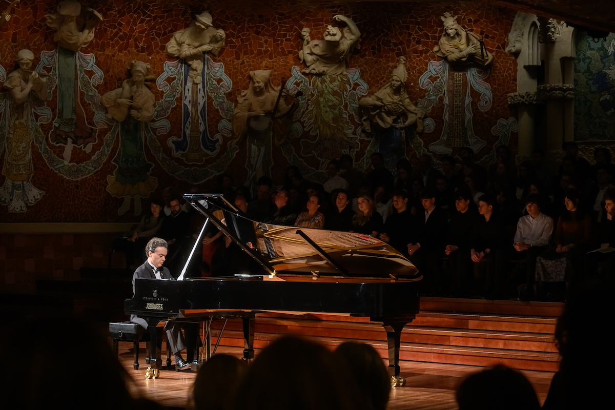 El pianista Evgeni Kissin en el Palau de la Música. 