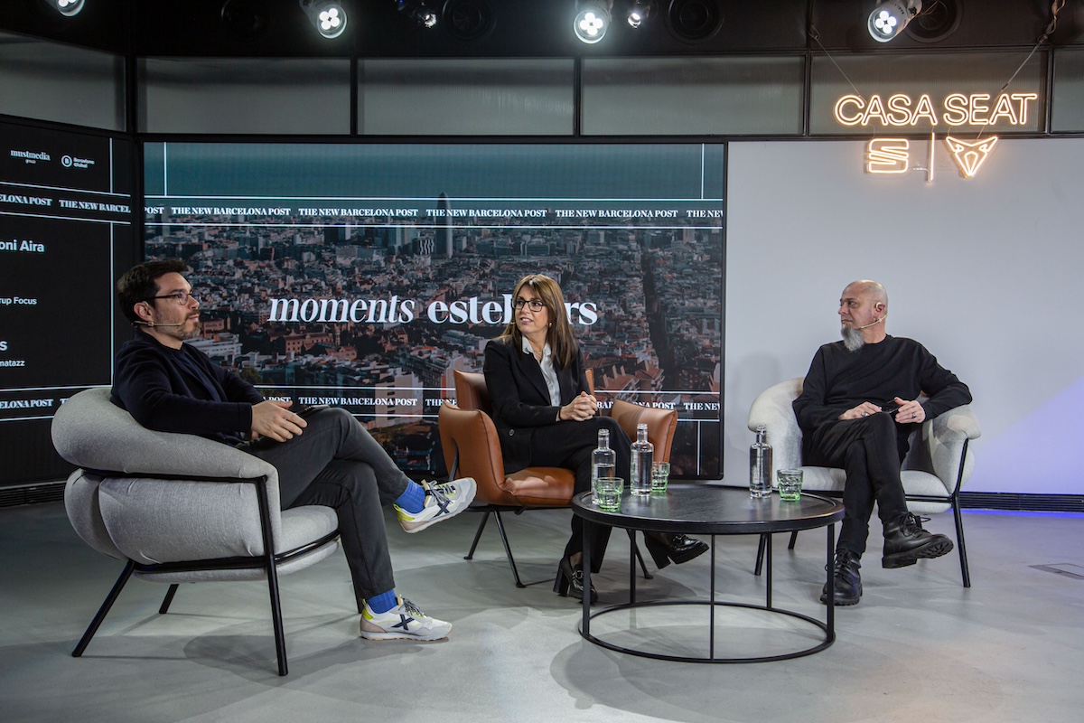 Toni Aira, Isabel Vidal y Lluís Torrents en Moments Estel·lars.